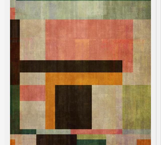 Cuadro Textured Geometric Pattern II