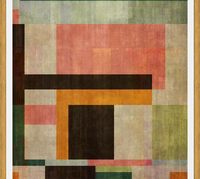 Cuadro Textured Geometric Pattern II