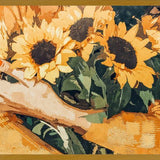 Cuadro Holding Sunflowers
