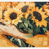 Cuadro Holding Sunflowers