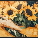 Cuadro Holding Sunflowers
