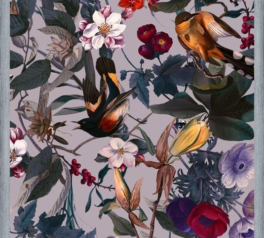 Cuadro Floral and Birds XL