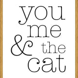 Cuadro You Me and the Cat