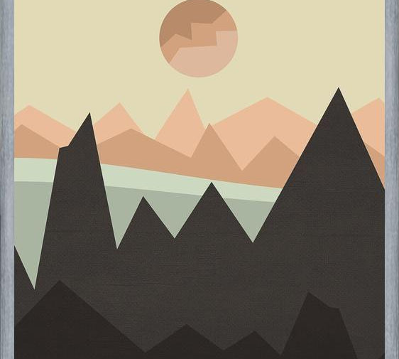 Cuadro Geometric landscape 03