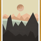 Cuadro Geometric landscape 03
