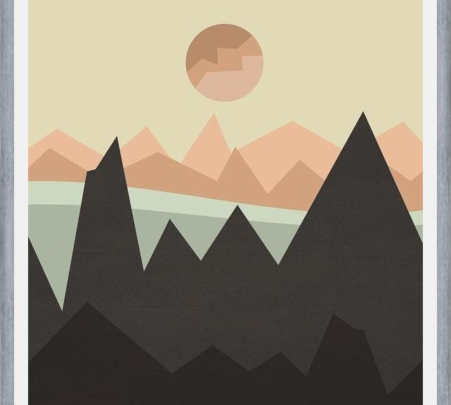 Cuadro Geometric landscape 03