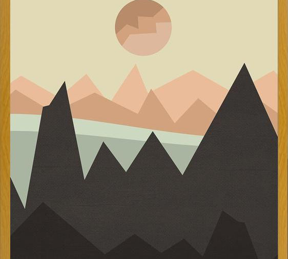 Cuadro Geometric landscape 03