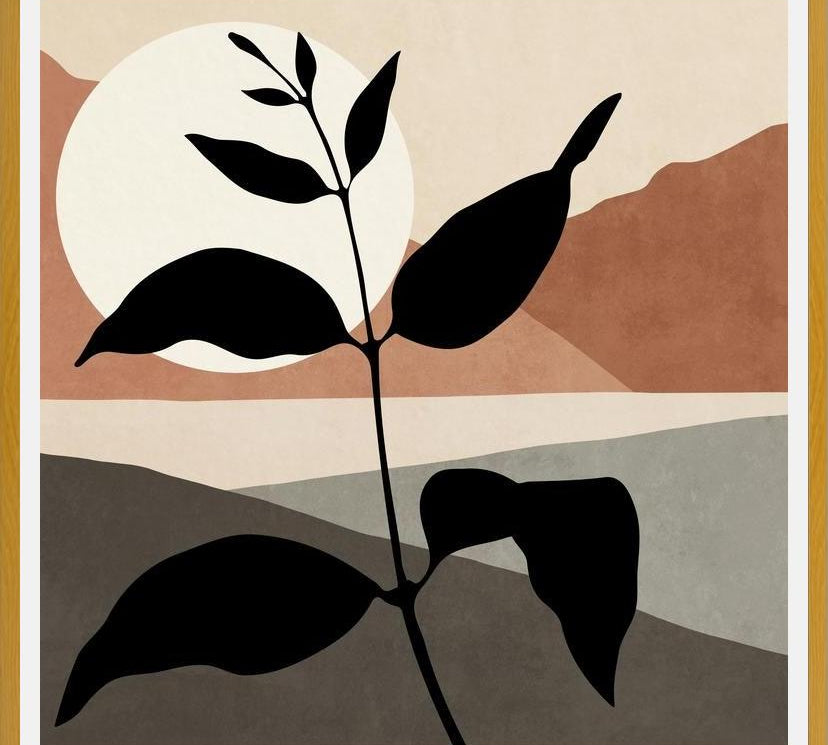 Cuadro Minimal Leaf