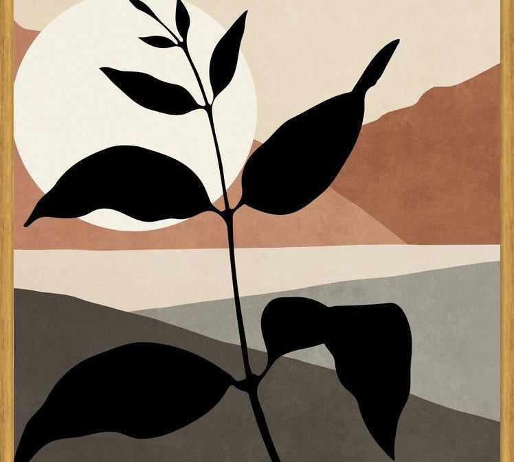 Cuadro Minimal Leaf