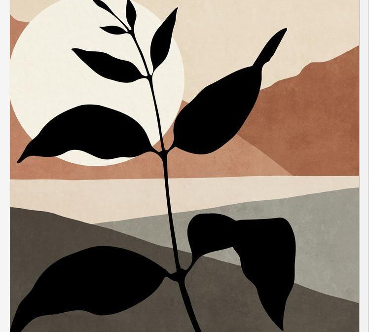 Cuadro Minimal Leaf