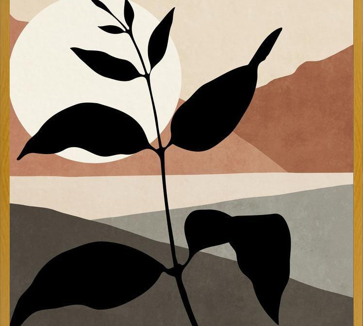 Cuadro Minimal Leaf