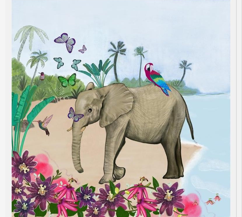 Cuadro Elephant in Thailand
