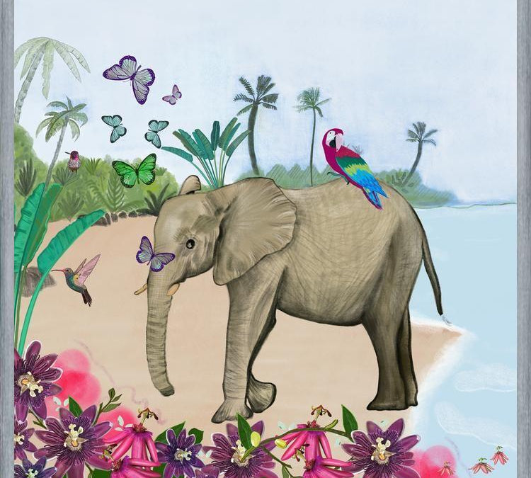 Cuadro Elephant in Thailand