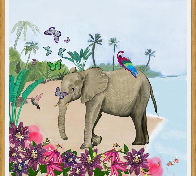 Cuadro Elephant in Thailand