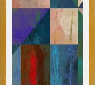Cuadro Géométrique très coloré 1
