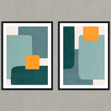 Set de Cuadros Minimalist Geometric
