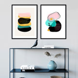 Set de Cuadros Modern Minimal Forms 3 y 9