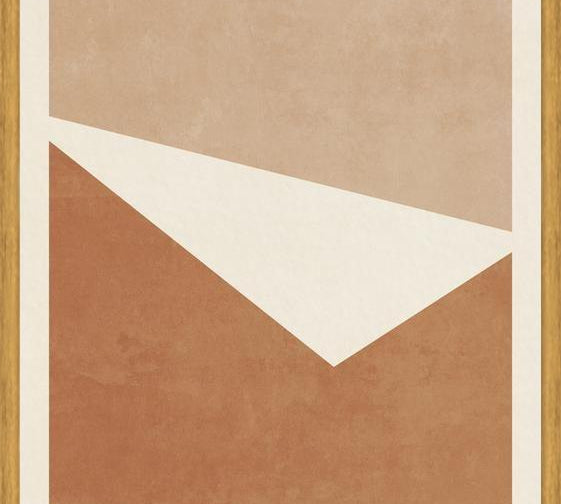 Cuadro GEOMETRIC ART - TERRACOTTA 01
