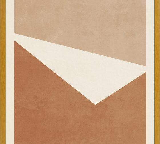 Cuadro GEOMETRIC ART - TERRACOTTA 01