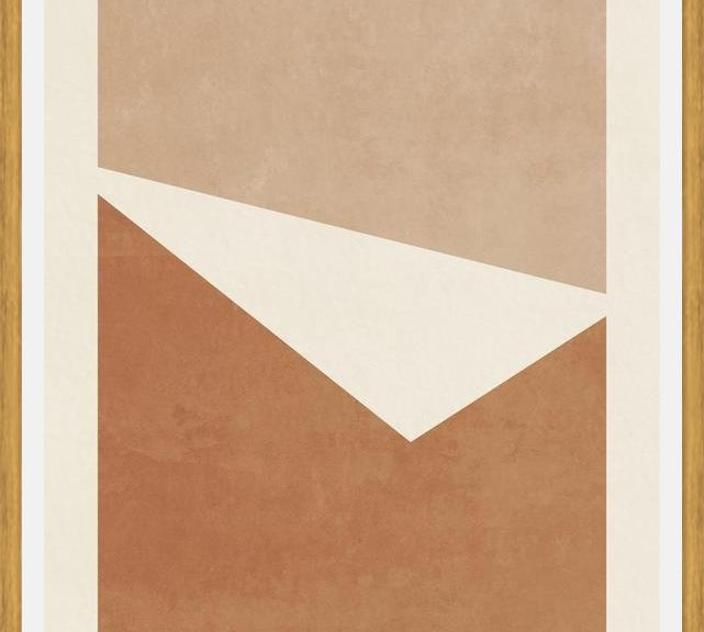 Cuadro GEOMETRIC ART - TERRACOTTA 01