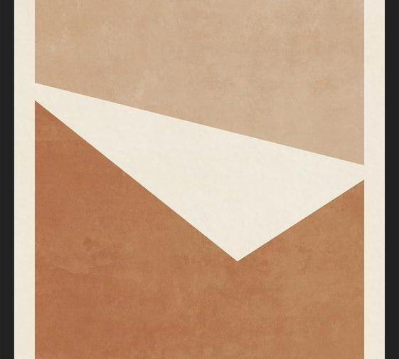 Cuadro GEOMETRIC ART - TERRACOTTA 01