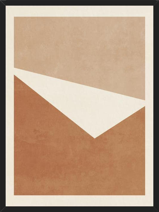 Cuadro GEOMETRIC ART - TERRACOTTA 01