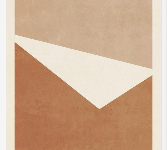 Cuadro GEOMETRIC ART - TERRACOTTA 01