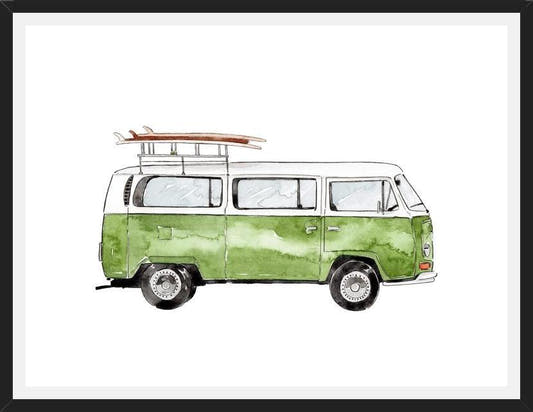 Cuadro Green Mini Van