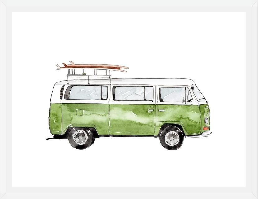 Cuadro Green Mini Van