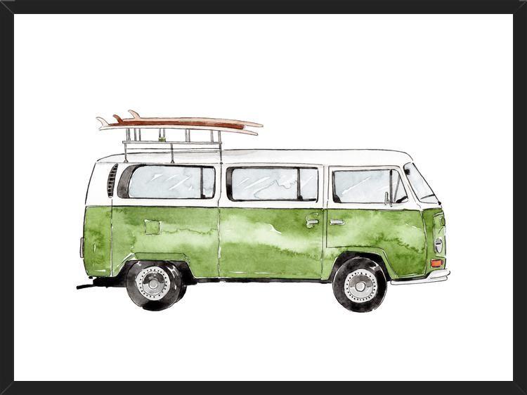 Cuadro Green Mini Van