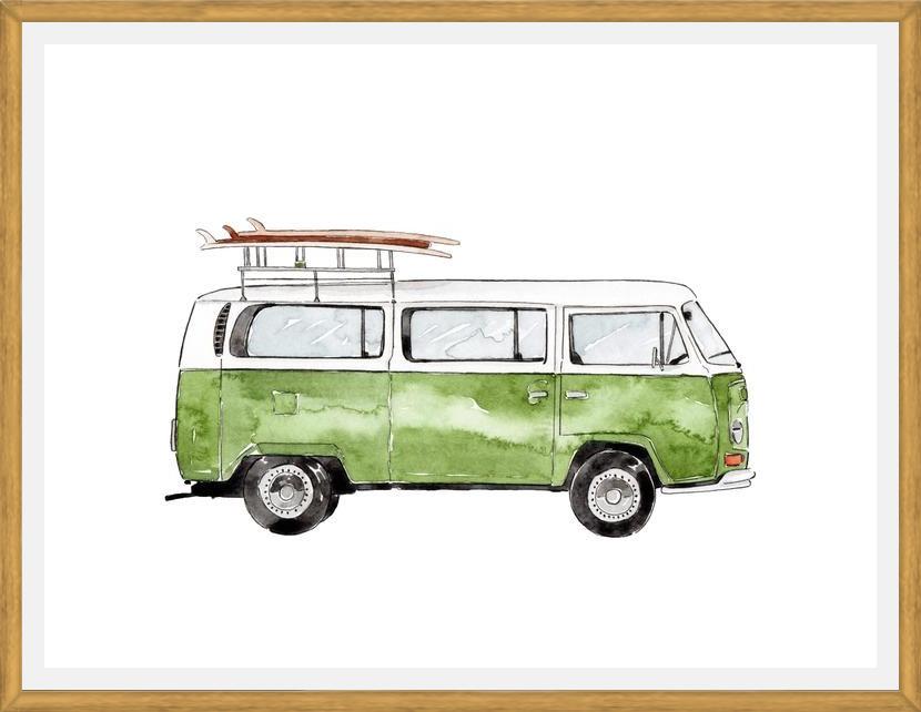 Cuadro Green Mini Van
