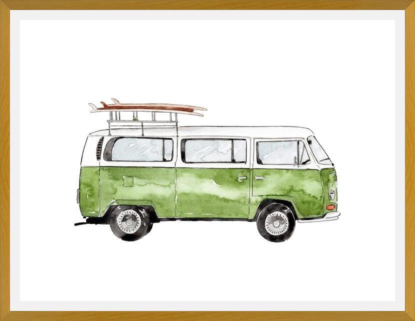 Cuadro Green Mini Van
