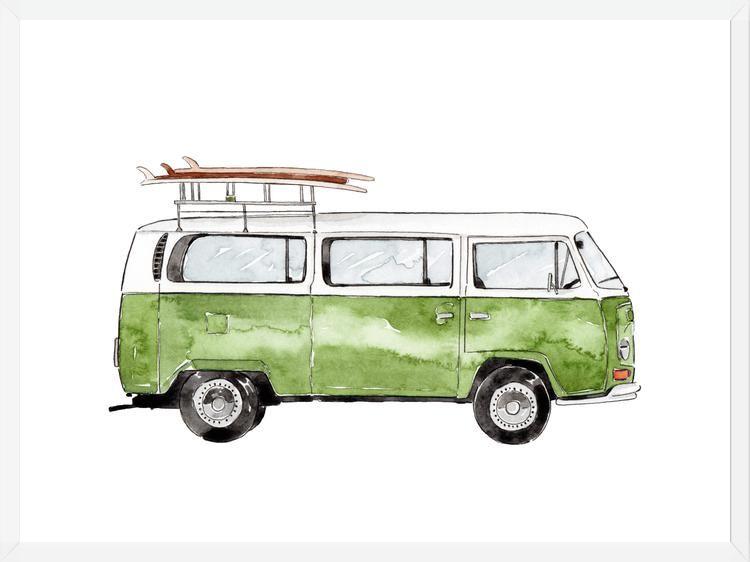 Cuadro Green Mini Van