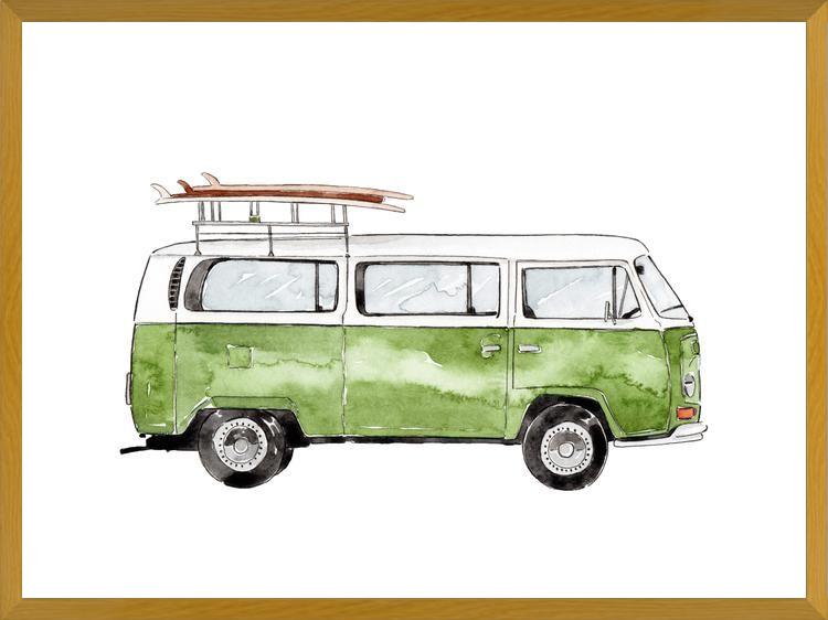 Cuadro Green Mini Van