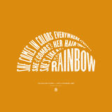 Canvas Shes a Rainbow - Rolling Stones Mustard