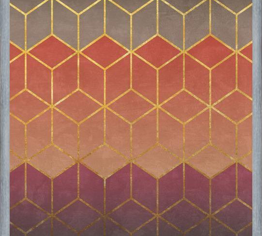 Cuadro Multiple Hollow Cubes III