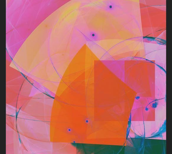 Cuadro Watermelon Fractal 1