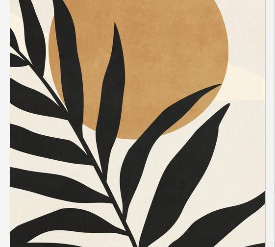 Cuadro Leaf ANd Sun - 01bg