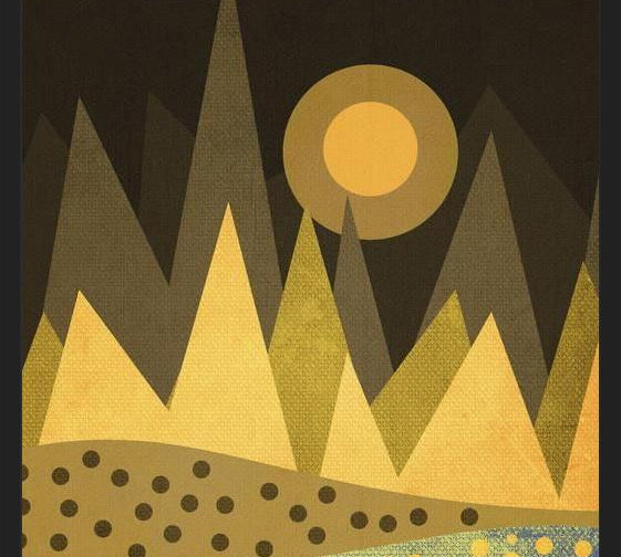 Cuadro Geometric landscape 02