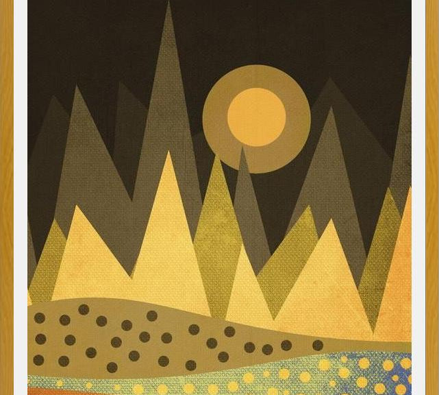 Cuadro Geometric landscape 02