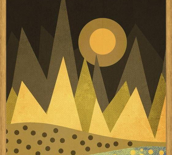 Cuadro Geometric landscape 02