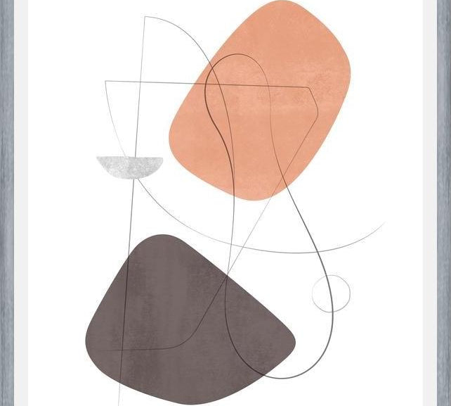Cuadro Abstraction with gray lines 10