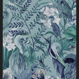 Cuadro garzas en verde