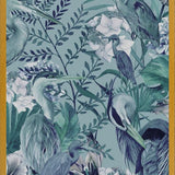Cuadro garzas en verde
