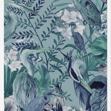 Cuadro garzas en verde