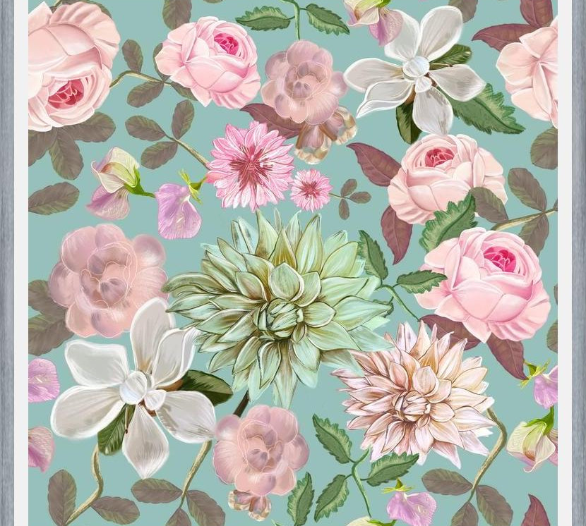 Cuadro Heirloom Florals Beautiful Flowers