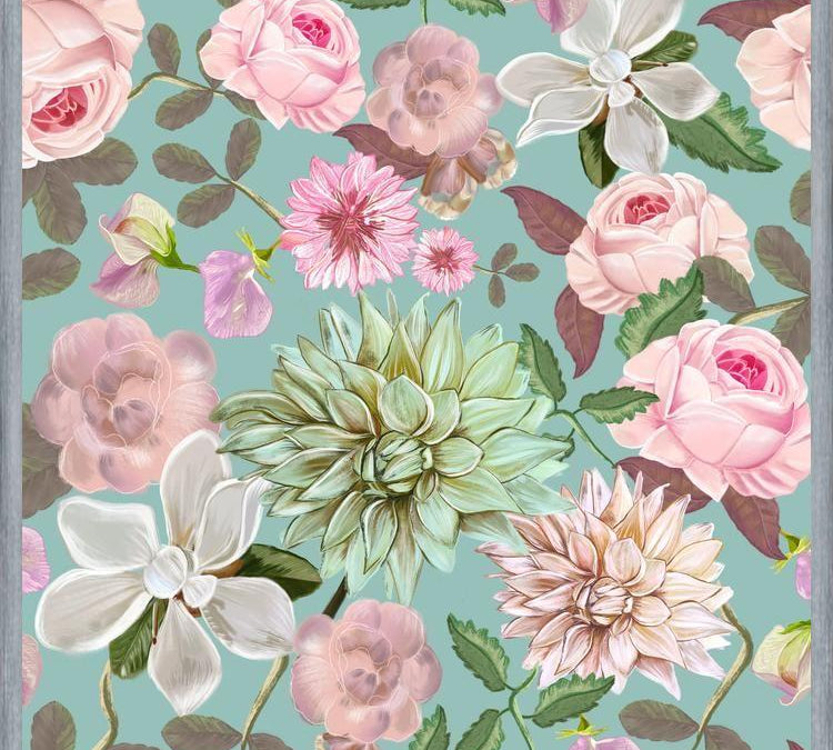 Cuadro Heirloom Florals Beautiful Flowers