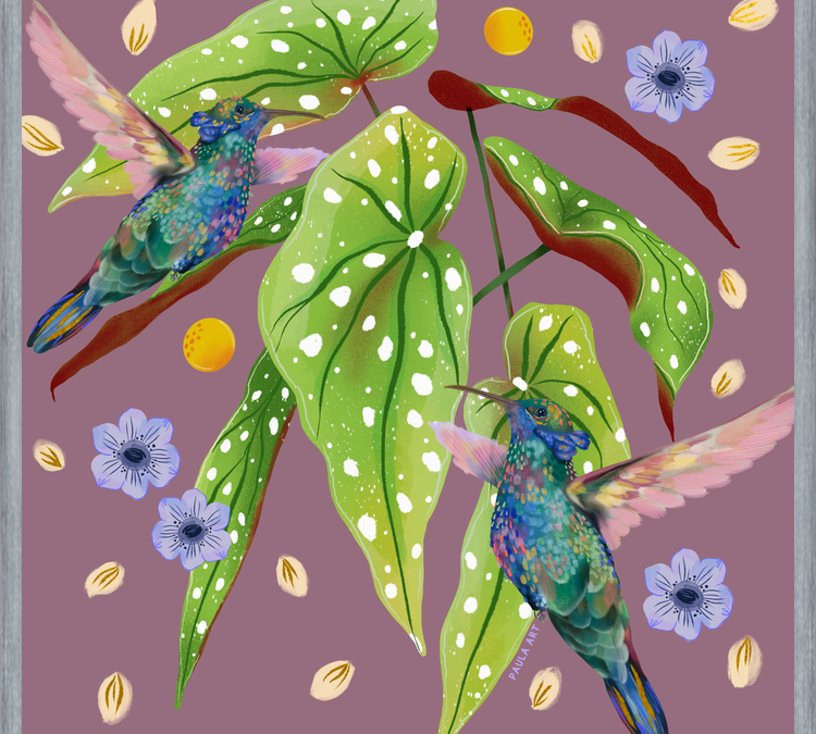 Cuadro Colibris