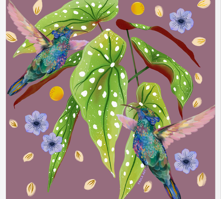 Cuadro Colibris