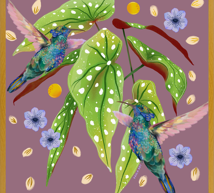 Cuadro Colibris